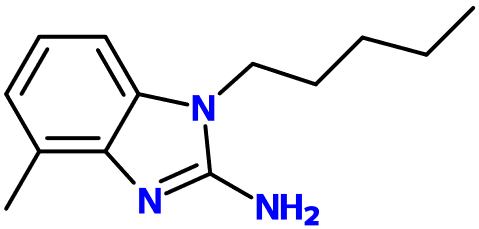 (图片) MC007875 4-Methyl-1-pentyl-1H-benzimidazol-2-amine